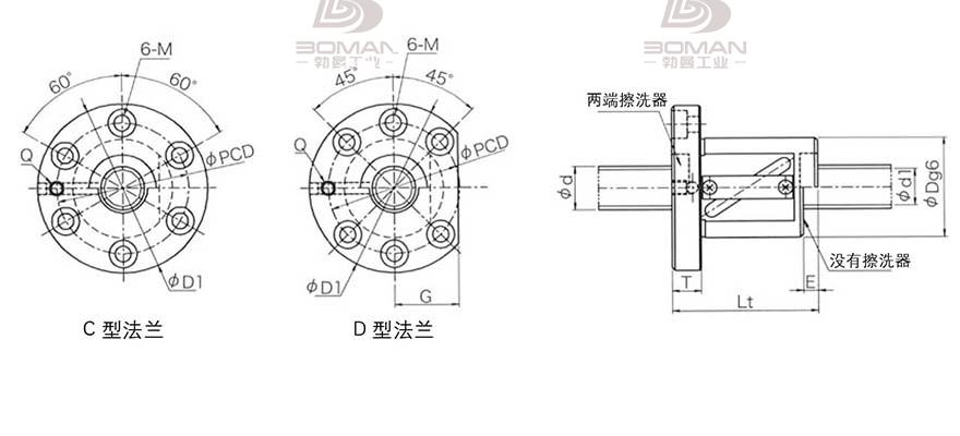 KURODA GR4012ES-DALR 黑田精工丝杆 C3F