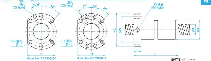 TBI DFS03206-4.8 tbi滚珠丝杆加工厂家