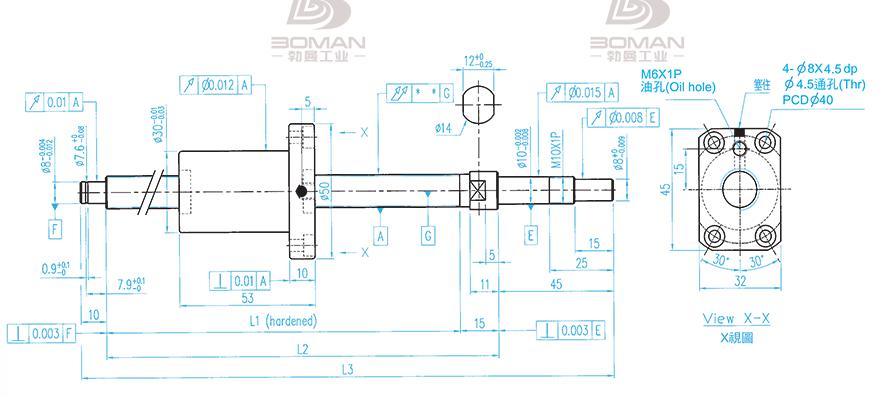 TBI XSVR01210B1DGC5-580-P1 tbi滚珠丝杠产品样本