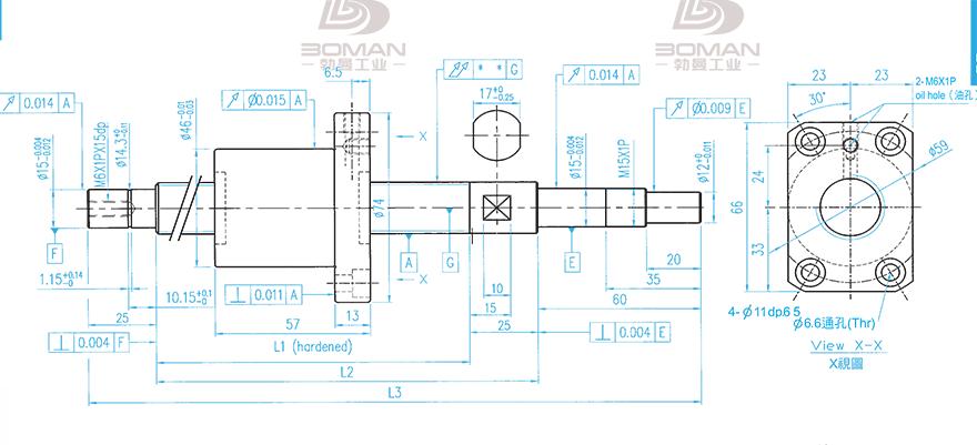TBI XSVR02010B1DGC5-799-P1 TBI滚珠丝杆 选择科士威传动