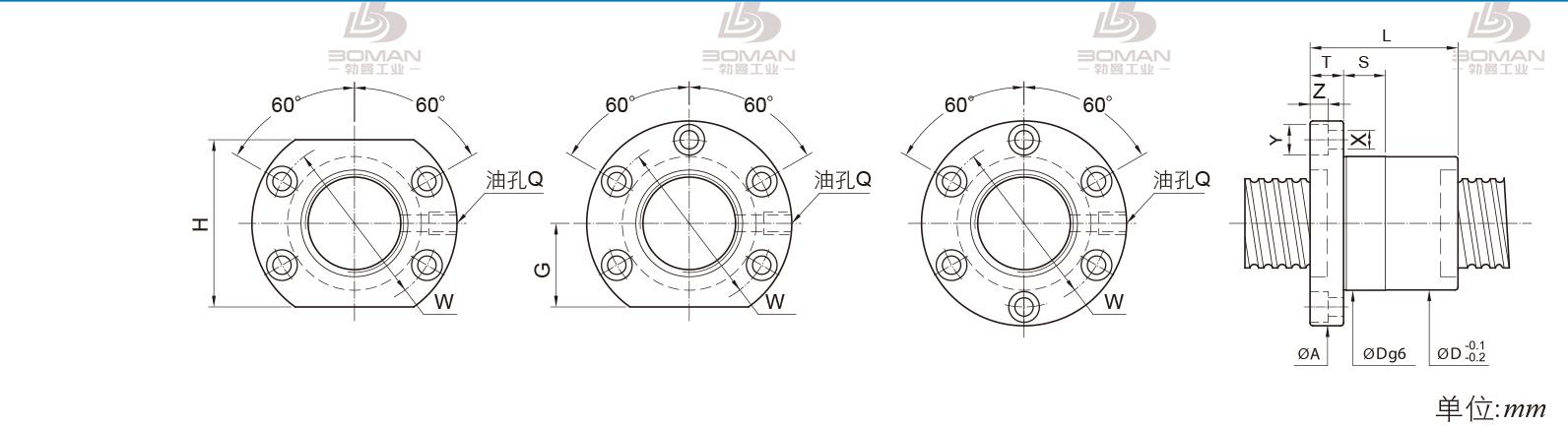 PMI FSIC8010-4 pmi丝杠精度等级