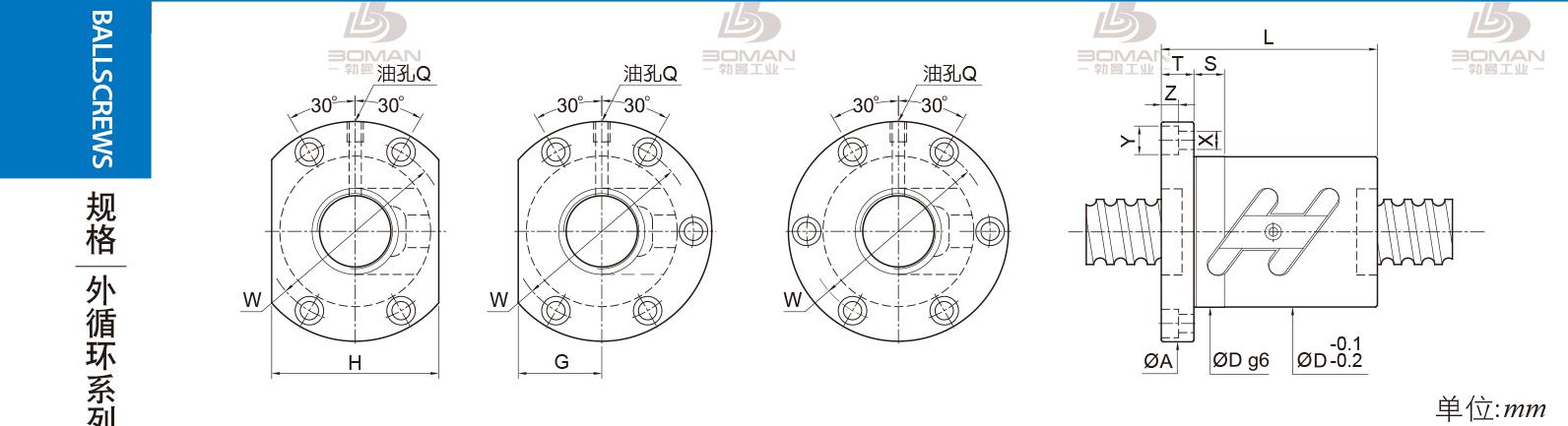 PMI FSWC6312-5 PMI丝杆导轨超薄型号