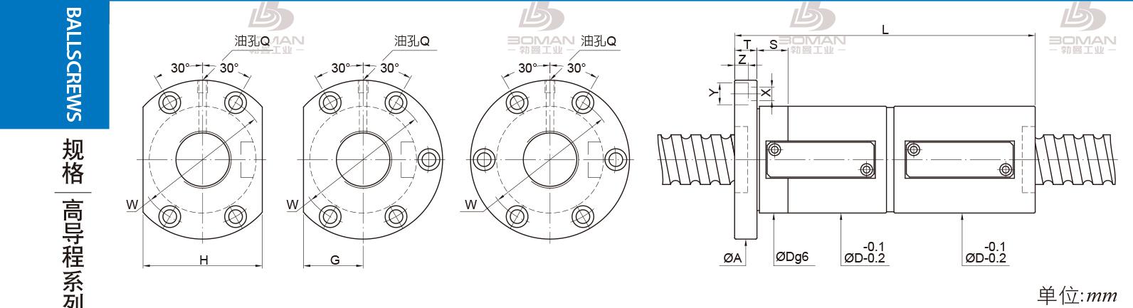 PMI FDWE10016-2.5 pmi丝杆和上银那家好