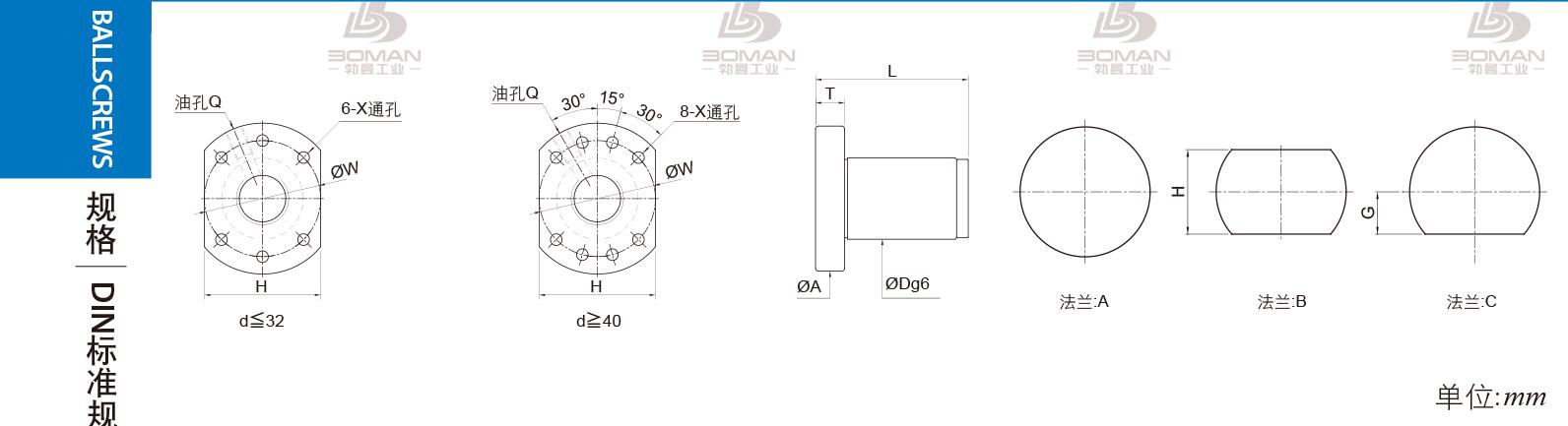 PMI FSDU2010B-4.0P nsk丝杆对比pmi丝杆