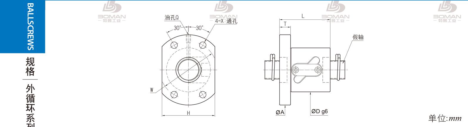 PMI FSWW2805B-3.0P 丝杠的PMI