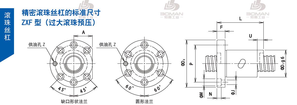 TSUBAKI 40ZXF3S12 tsubaki数控滚珠丝杆规格