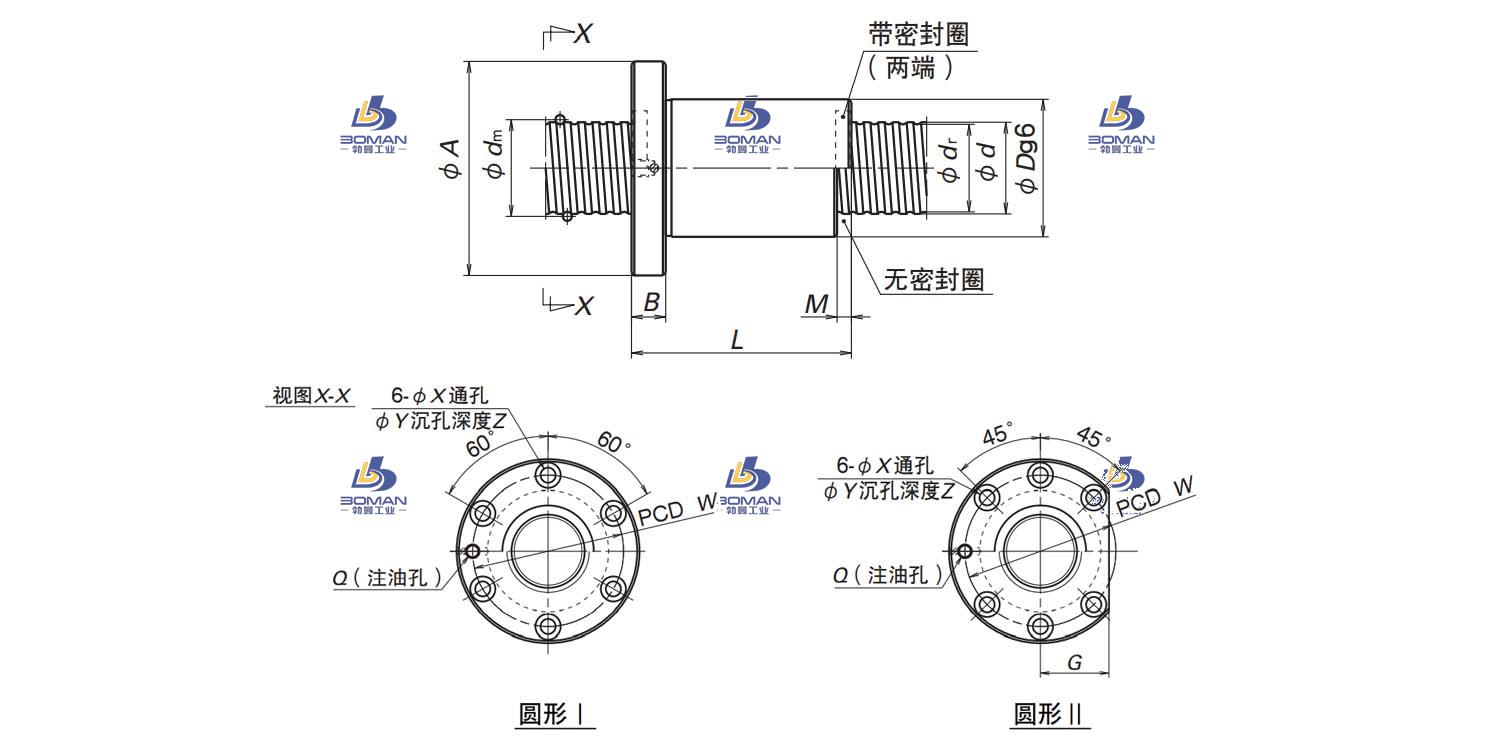 SFD8012-4-NSK MSFD滚珠丝杠