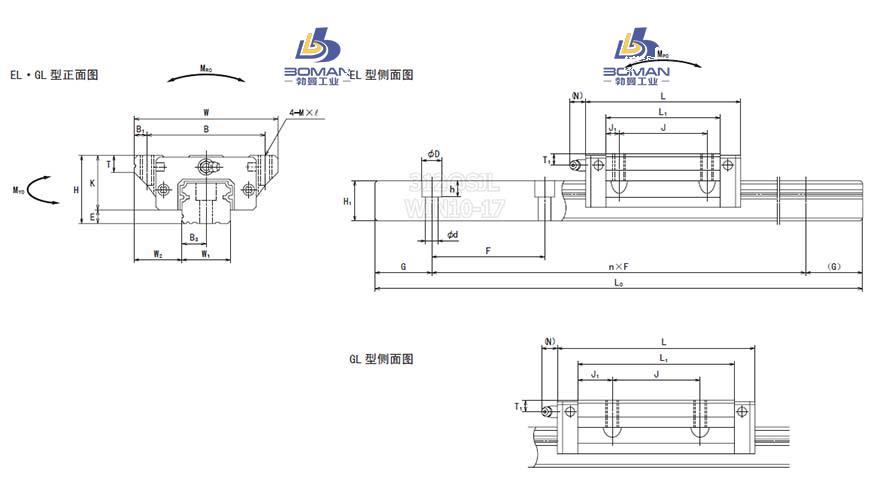 LH30GL-LH-GL加长滑块
