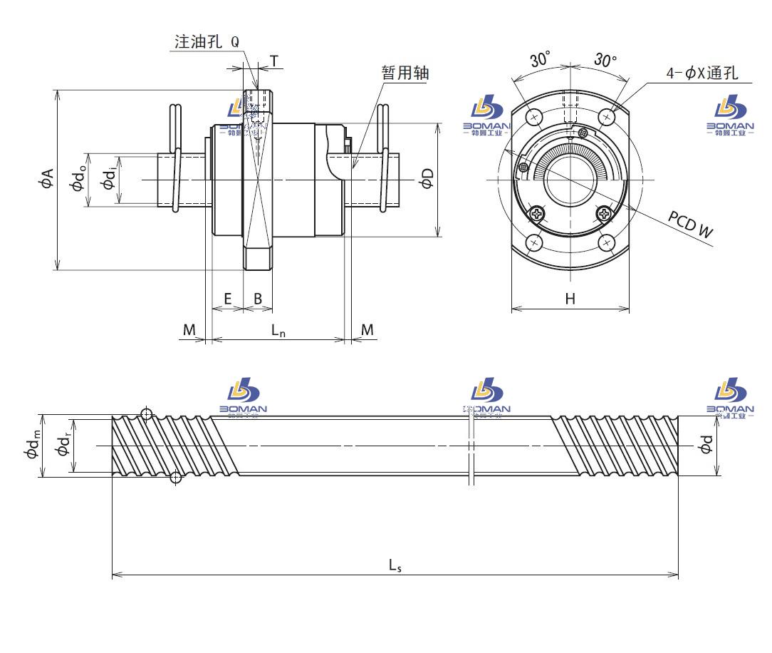RNFCL5050A3S-RNFCL转造丝杠