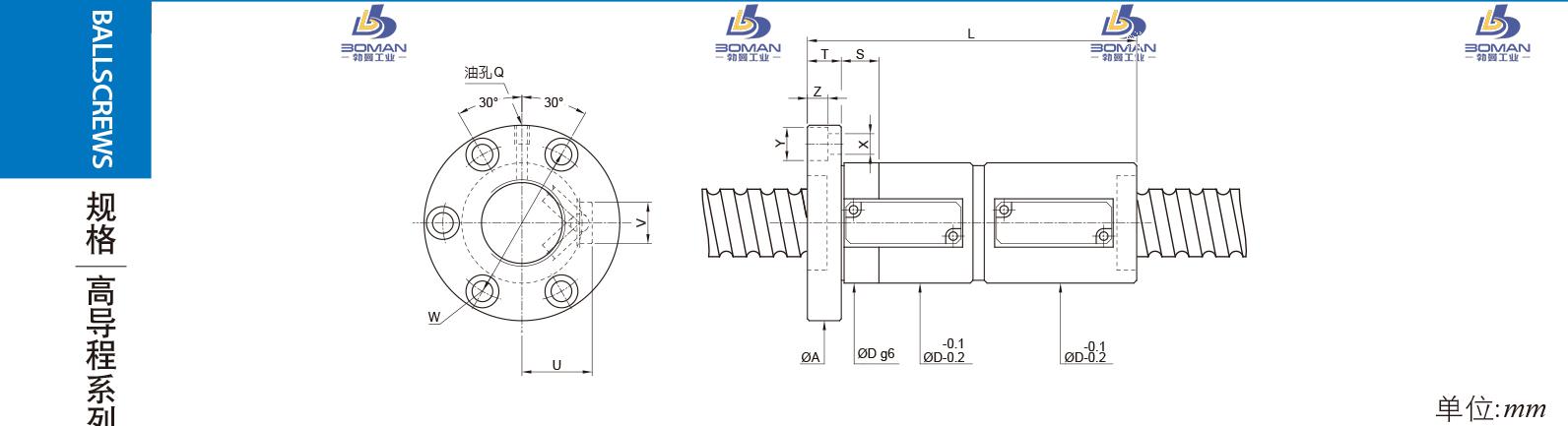 PMI FDVE8020-2.5 pmi丝杆东莞